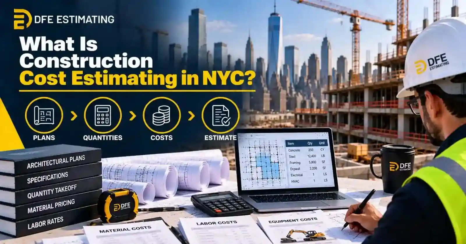 Construction cost estimating in NYC: what a New York City construction estimate covers